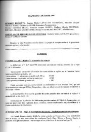 SEANCE DU 6 OCTOBRE 1998 VgRNf,t ... - Fondation Calvet