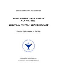 environnements favorables a la pratique : qualite au travail ... - CNAI