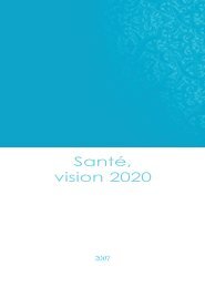 Vision 2020 - Ministère de la santé