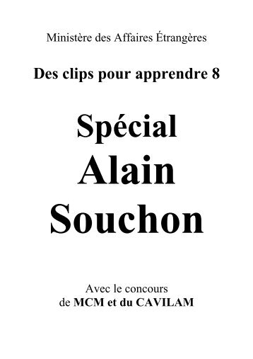 Des clips pour apprendre 8 Spécial Alain Souchon - Chansons