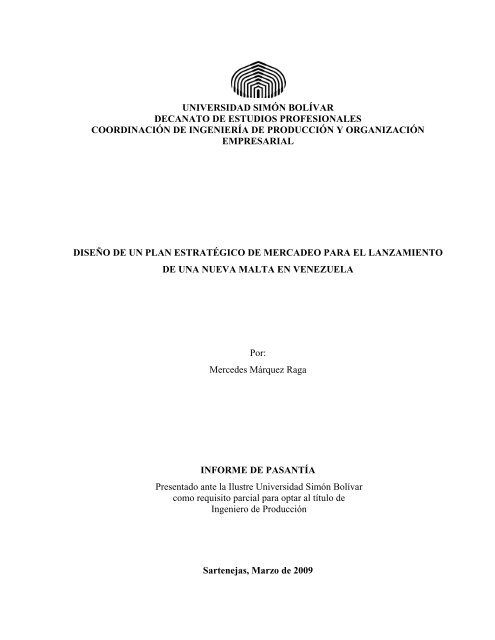 universidad simón bolívar decanato de estudios profesionales ...