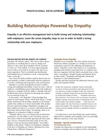 Building Relationships Powered by Empathy - ECEZero2Three ...