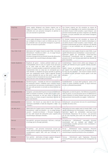 Être transgenre en Belgique (PDF, 1.84 MB) - igvm - Belgium