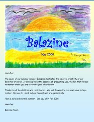 Balazine - Chinmaya Mission Dallas/Fort worth