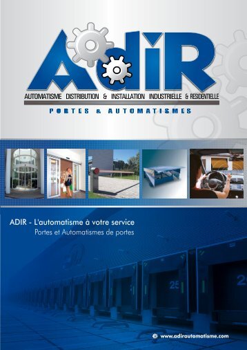 ADIR - L'automatisme à votre service