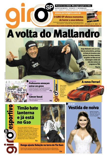 Timão bate lanterna e já está no G10 - Jornal GIRO SP