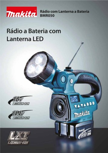 Rádio a Bateria com Lanterna LED - Makita