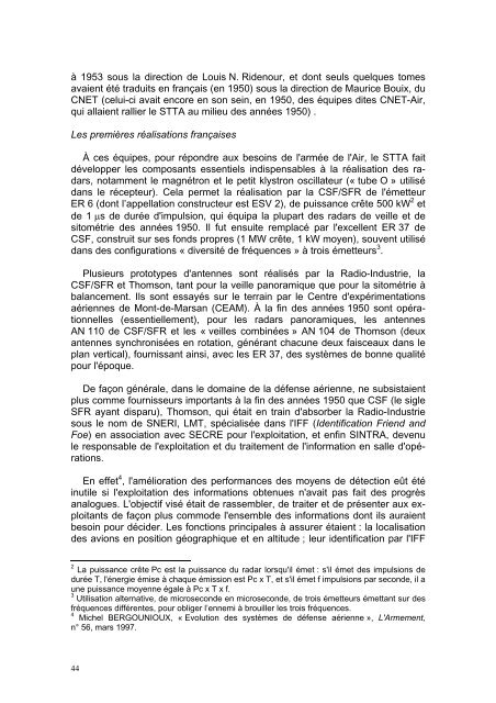 Le présent document se veut une contribution à un travail ... - EuroSAE