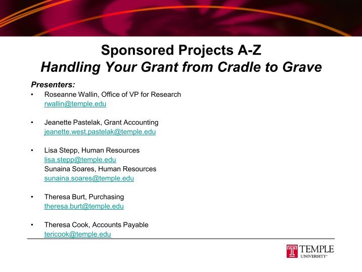 sponsored projects sponsored projects