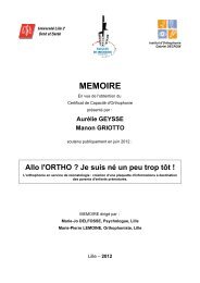 MEMOIRE - SCD