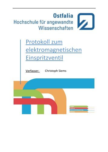 elektromagnetisches Einspritzventil - Christoph Siems