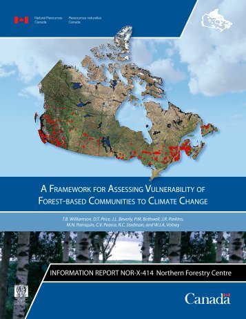 Framework for assessing vulnerability of forest-based communities ...