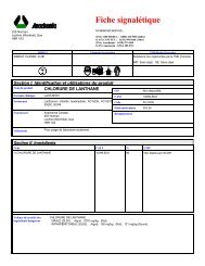 0224 LANTHANUM CHLORIDE (French) ANACHEMIA MSDS ...