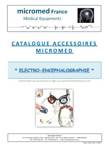 Catalogue Accessoires EEG - Micromed France