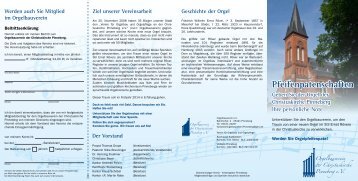 Der neue Flyer für Orgelpatenschaften zum Download als PDF-Datei