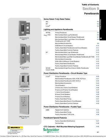 Schneider Electric DIGEST 175 - Panelboards - Steven Engineering