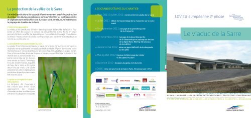 LGV Est européenne 2e phase : Le viaduc de la Sarre