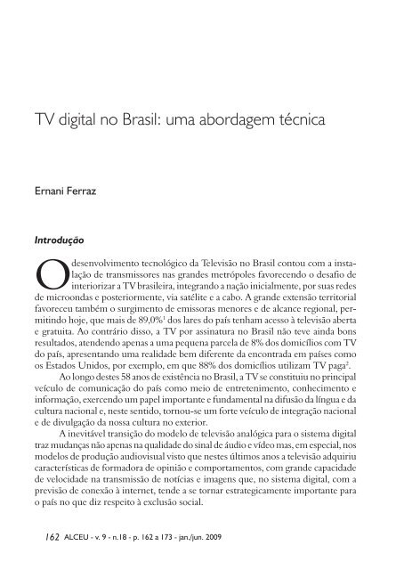 TV digital no Brasil: uma abordagem técnica - Alceu - PUC-Rio