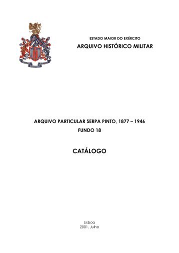 Serpa Pinto _1877-1946 - Exército