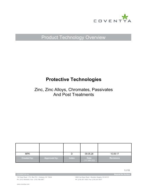 Product Technology Overview - TriChem Technologies, Inc.