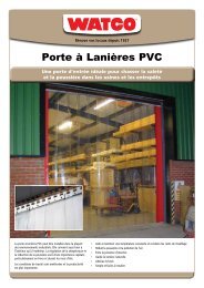 Porte à Lanières PVC - Watco