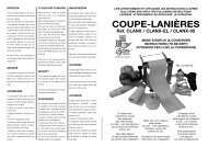 COUPE-LANIÈRES - Bron-Coucke