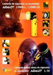 Lanterna pentru zone explozive - Cimpoaca Electronic SRL