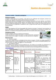 Gestion des pucerons - Chambre d'Agriculture de Lot-et-Garonne