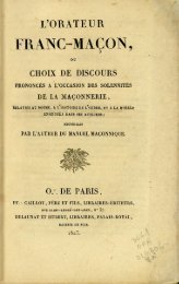 L'orateur franc-maçon - Bibliothèque numérique de Sceaux