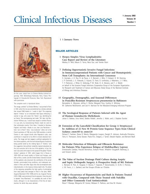 Table of Contents (PDF) - Clinical Infectious Diseases