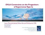EVLA Constraints on the Progenitors of Supernovae Type Ia - ciera