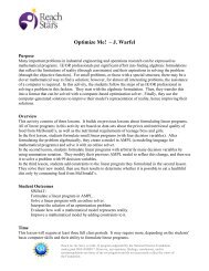 Warfel - Optimize Me.pdf - Reach For The Stars