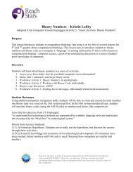 Labby - Binary Numbers.pdf - Reach For The Stars