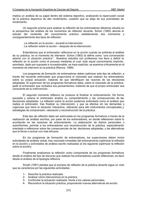 libro de actas vol i - Ciencias del Deporte - Universidad de ...