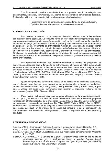 libro de actas vol i - Ciencias del Deporte - Universidad de ...