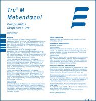 Tru® M Mebendazol - Laboratorio Elea