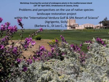 Download PDF - Ensuring the survival of endangered plants in the ...