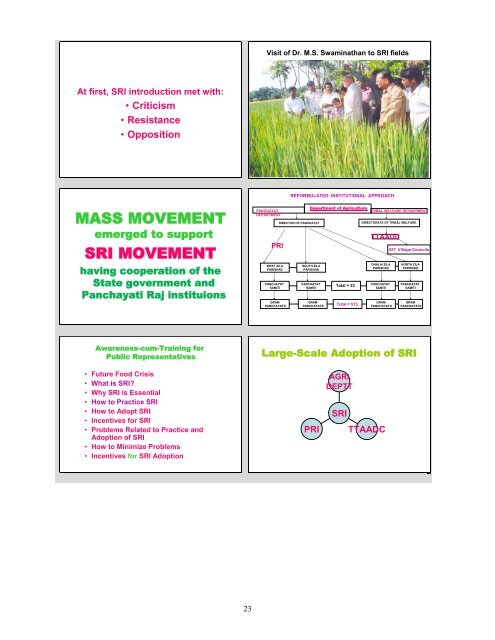 Revised proceedings - The System of Rice Intensification - Cornell ...