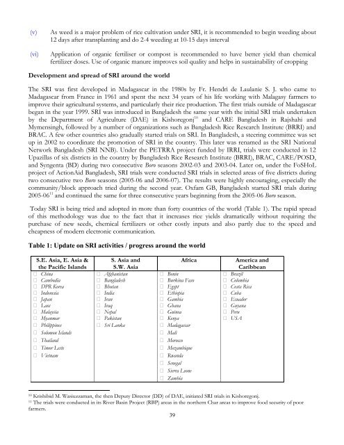 Revised proceedings - The System of Rice Intensification - Cornell ...