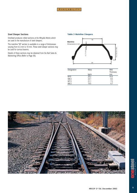 Third Edition Hot Rolled and Structural Steel Products - CIM