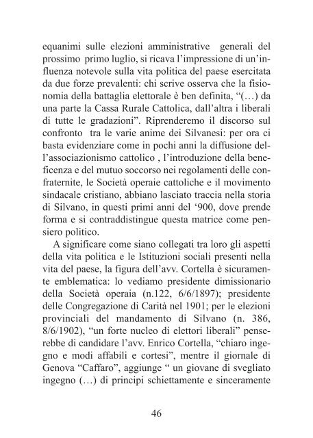 La Società Operaia a Silvano d'Orba - archiviostorico.net