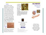 scabies brochure.pdf - McHenry County