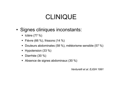 INFECTION DU LIQUIDE D'ASCITE - Hepato Web