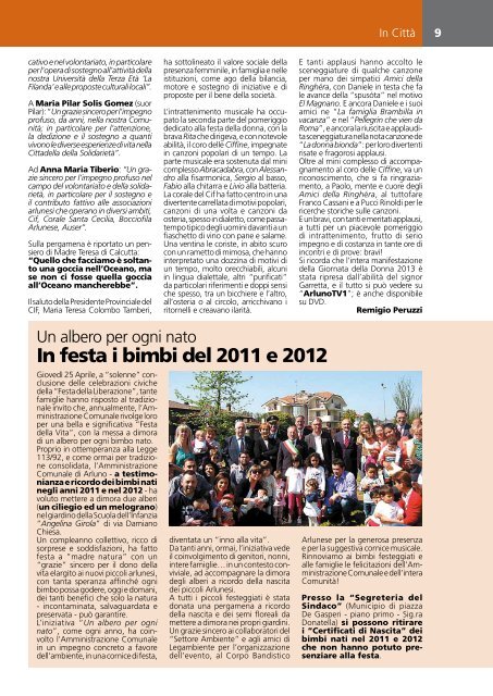 maggio 2013 - Comune di Arluno