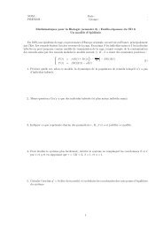 Feuille-réponses du TD 6 Un mod`ele d'épid