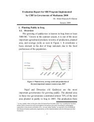 Evaluation Report for SRI Program Implemented by CHF in ...