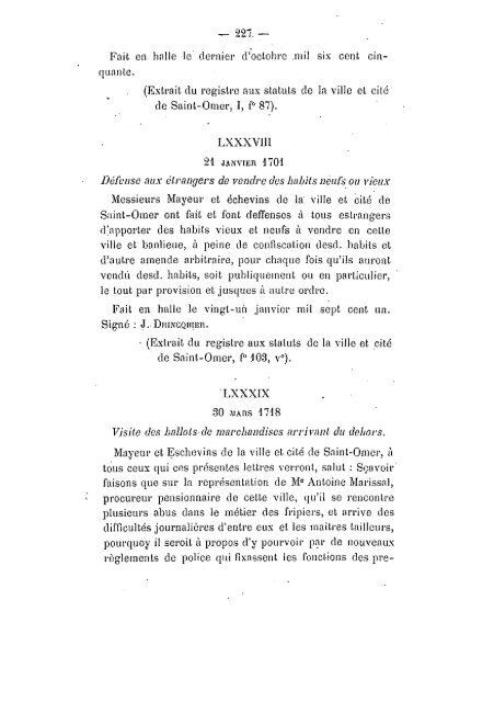 Mémoires 1881 Tome 17 - Ouvrages anciens sur Saint-Omer (Pas ...