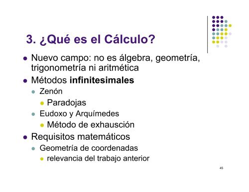 revoluciones matemáticas: geometría analítica y el cálculo ... - CIMM