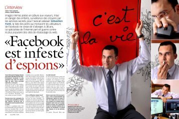 Facebook est infesté d'espions - Sébastien Fanti