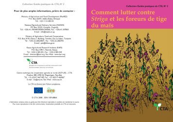Comment lutter contre Striga et les foreurs de tige du maïs